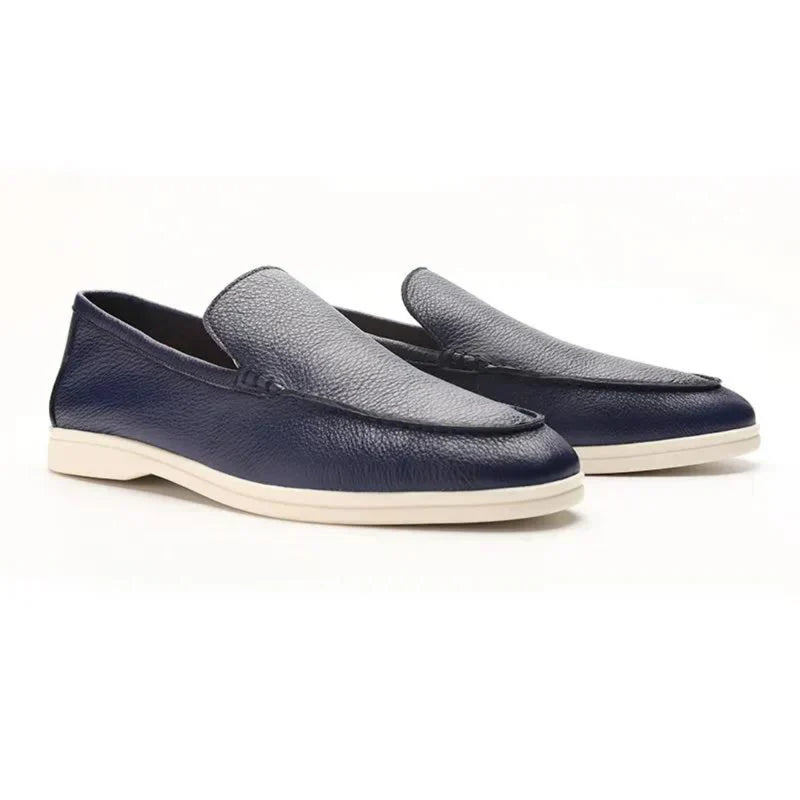 Olivier™ | Mocassins en cuir de vachette vieilli