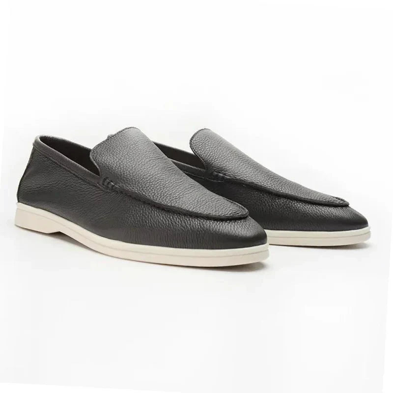 Olivier™ | Mocassins en cuir de vachette vieilli