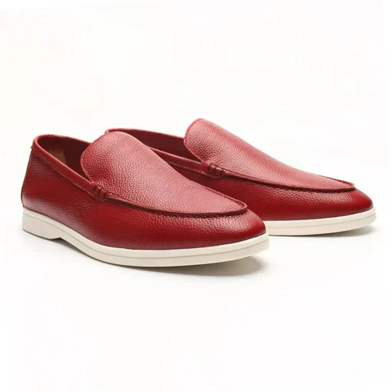 Olivier™ | Mocassins en cuir de vachette vieilli