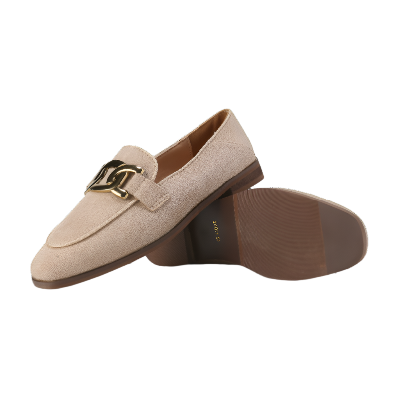 Émilie™ | Mocassins en daim Old Money
