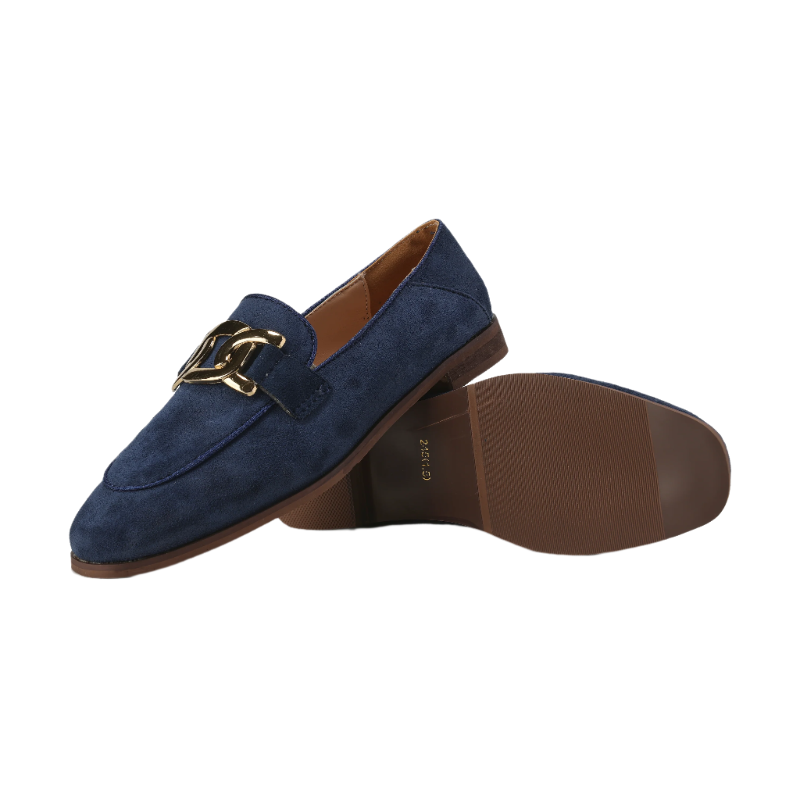 Émilie™ | Mocassins en daim Old Money