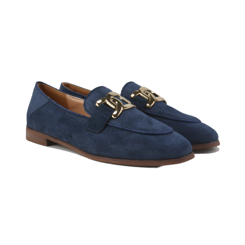 Émilie™ | Mocassins en daim Old Money