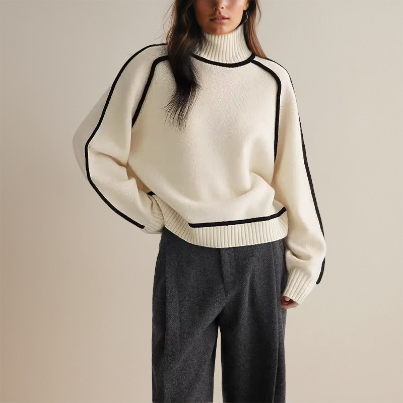 Madeleine™ | Pull à col roulé souple