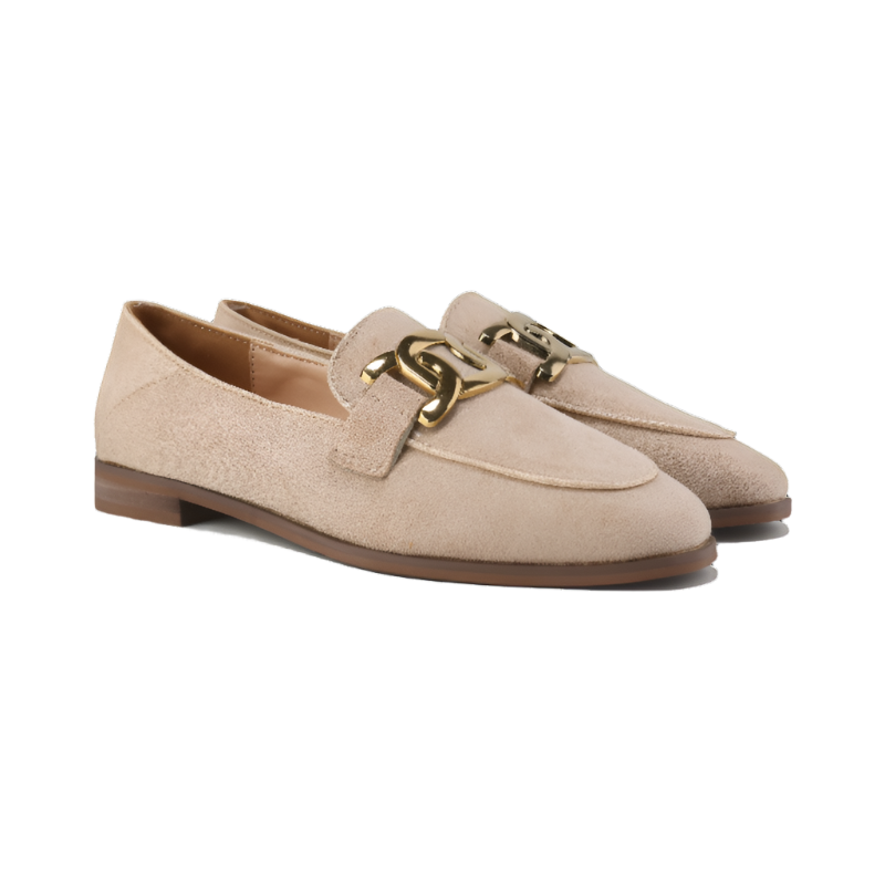 Émilie™ | Mocassins en daim Old Money